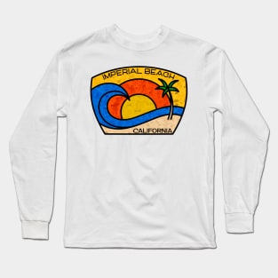 Surf Imperial Beach California San Diego Surfing Long Sleeve T-Shirt